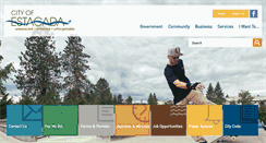 Desktop Screenshot of cityofestacada.org
